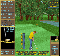 Golden Par Golf (Joystick, V1.1) Screenthot 2
